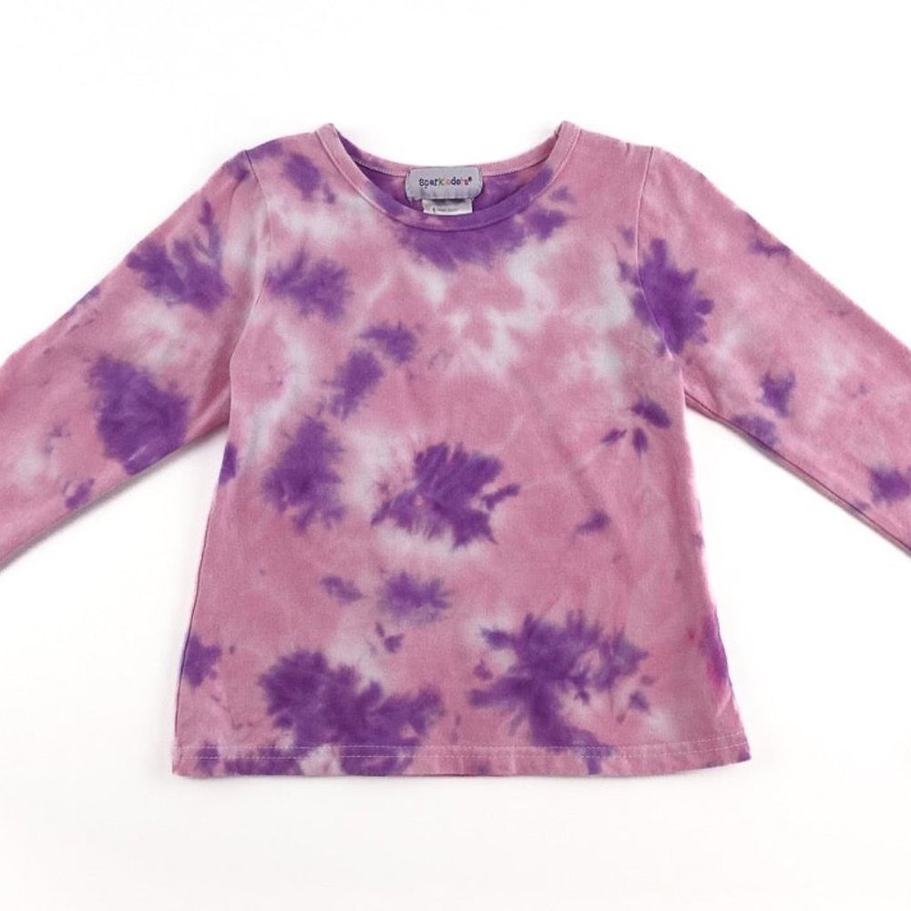 Tie Dye Top - Pink & Purple